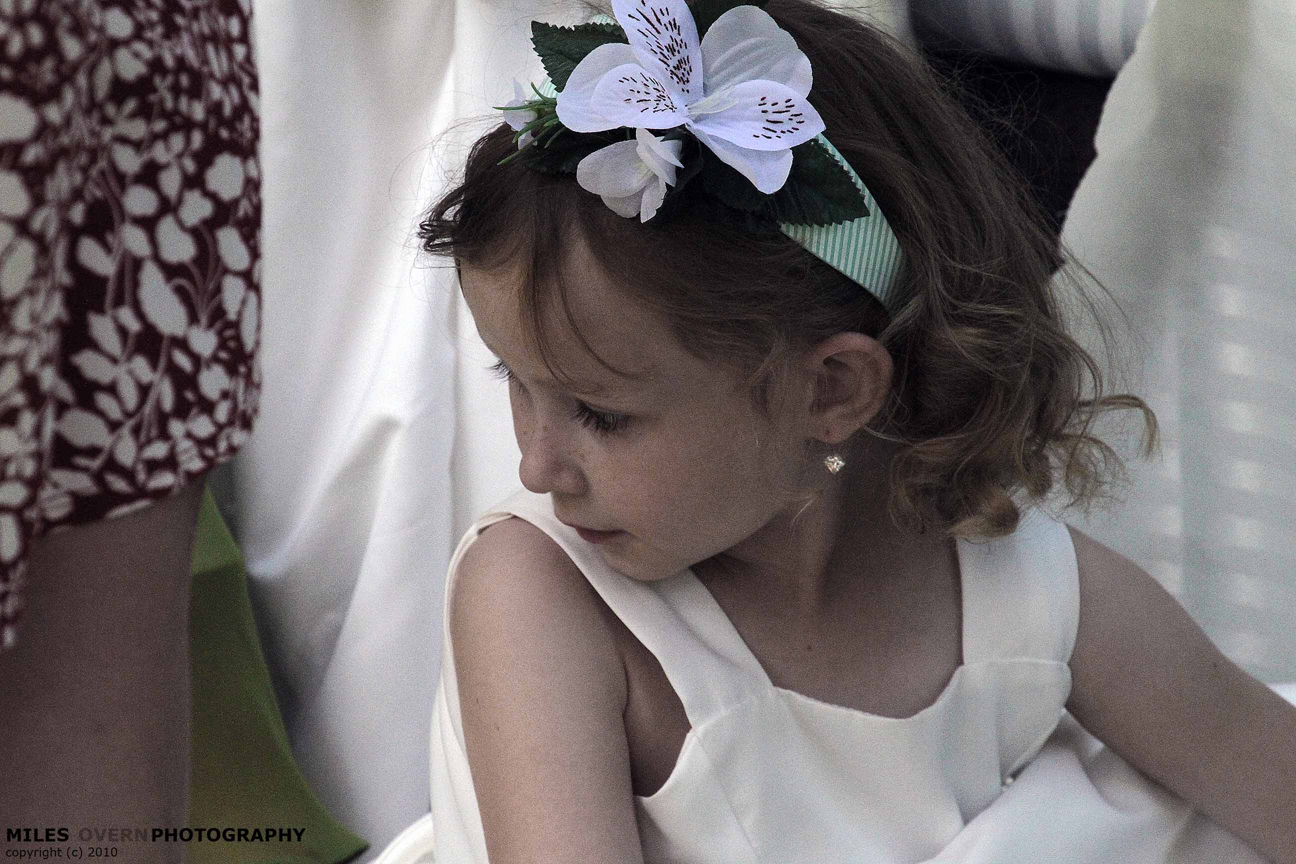 Flower Girl photo by Miles Overn Photography